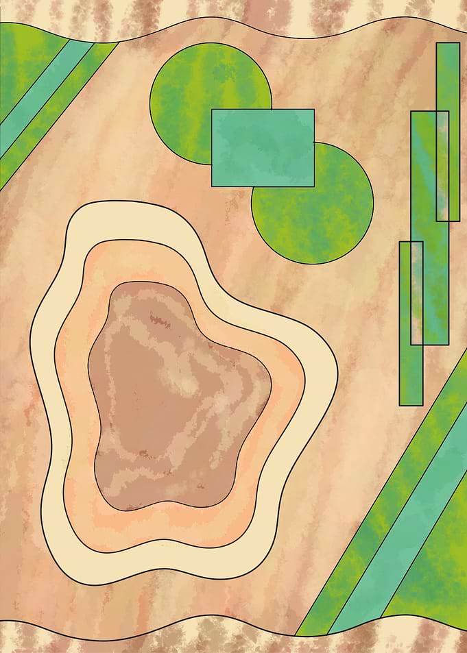 Abstract Geometric Landscape
