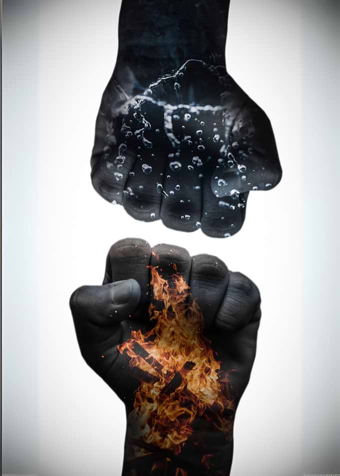Water and Fire Fists