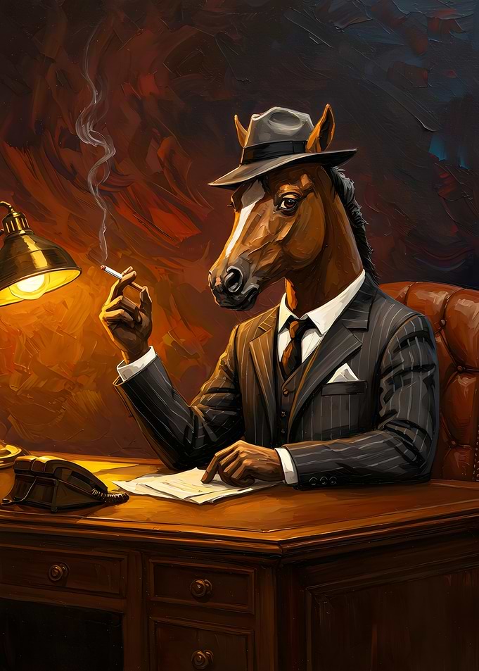 Horse in Suit