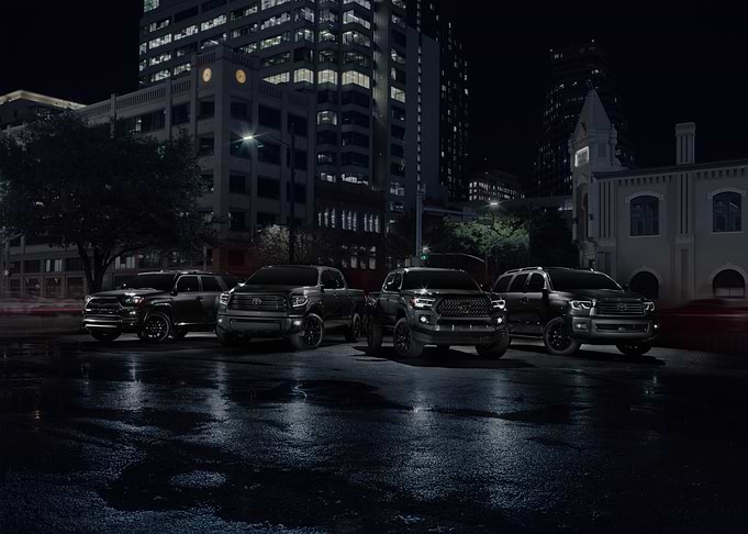 Black Toyota Trucks Lineup