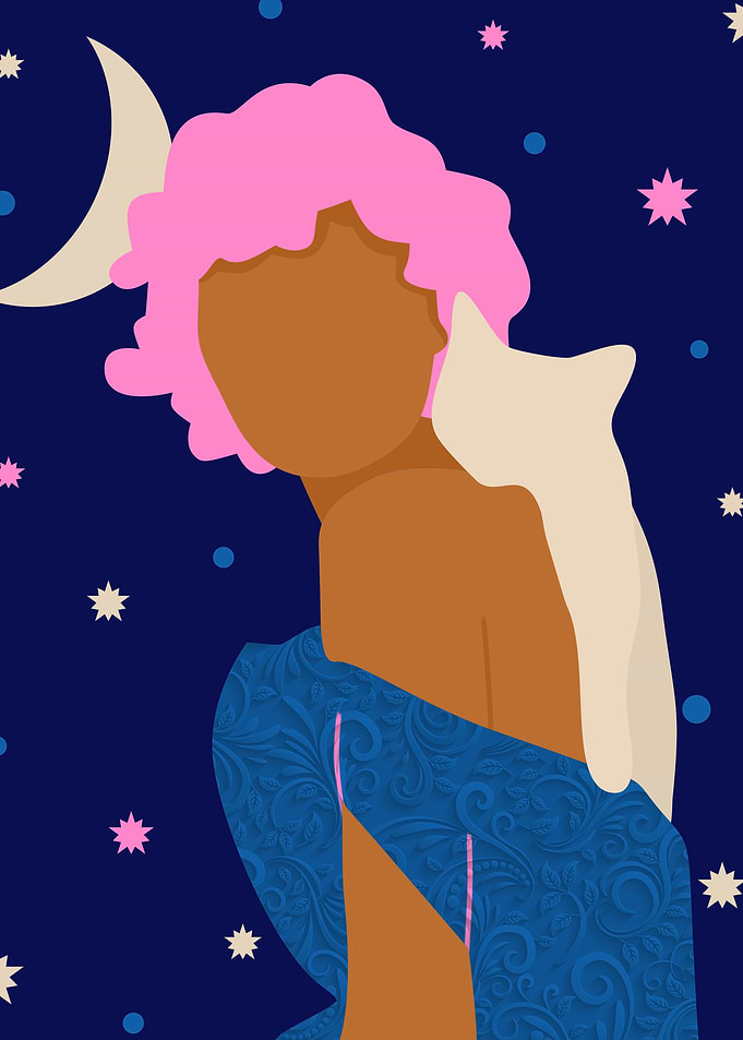 Starry Night Vibes with My Furry Bestie