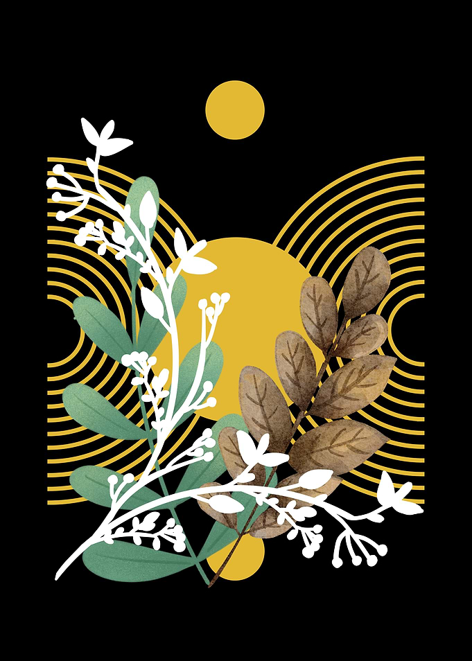 Floral Abstract Art