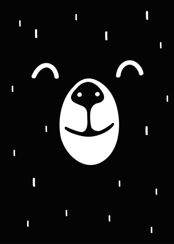 Smiling Bear Face