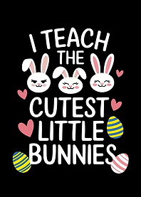 Cute Teacher Easter Bunny