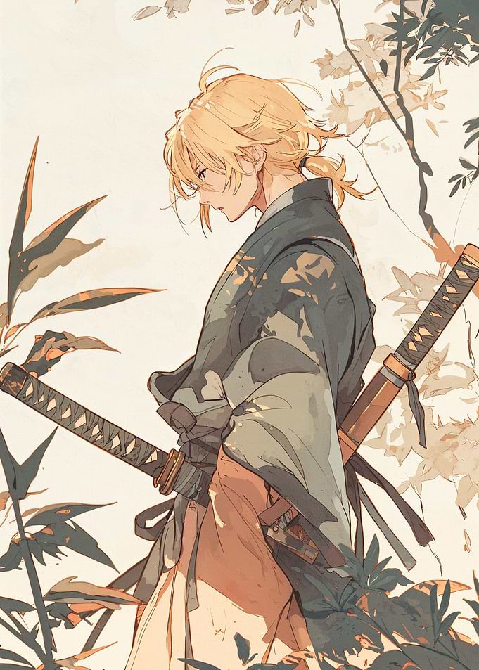 Samurai in Forest