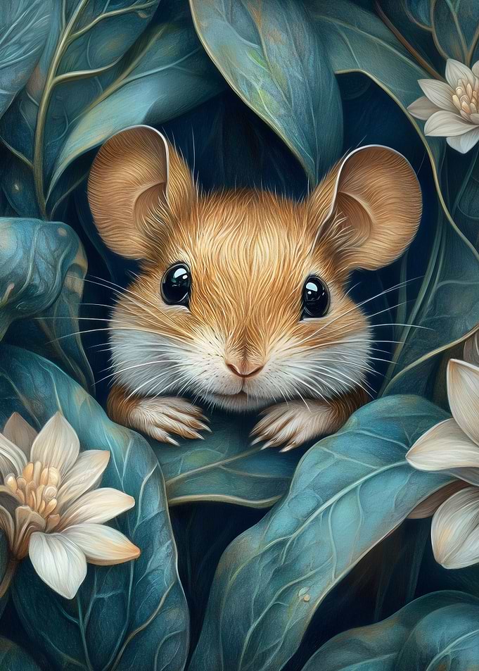 Mouse In Foliage