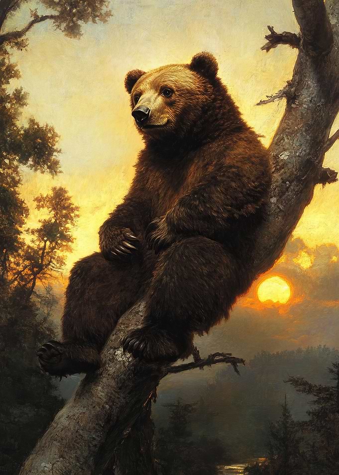 Bear at Sunset