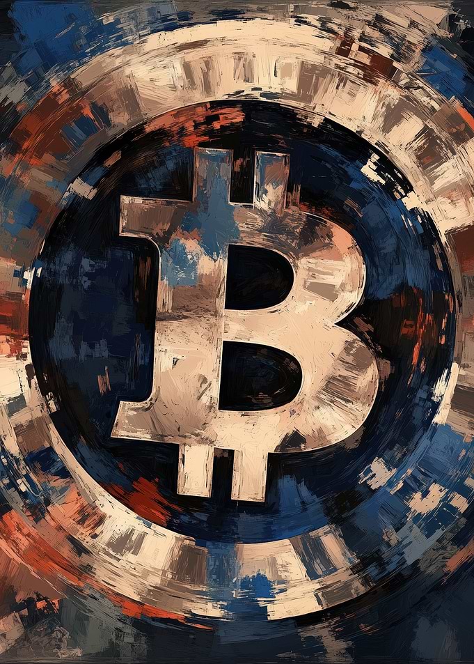 Bitcoin Symbol Painting