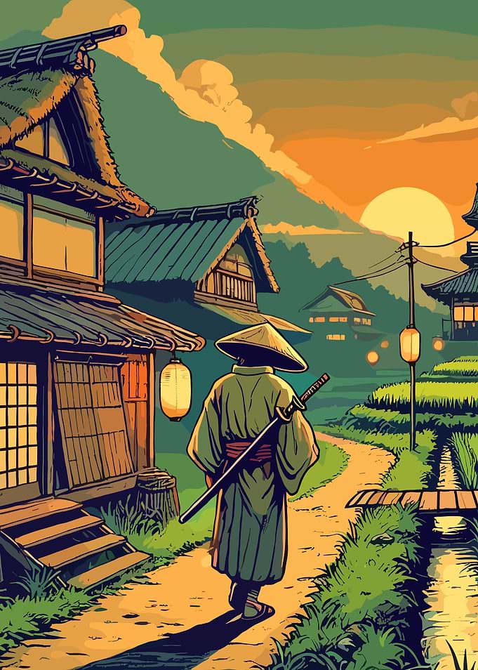 Samurai Sunset Walk