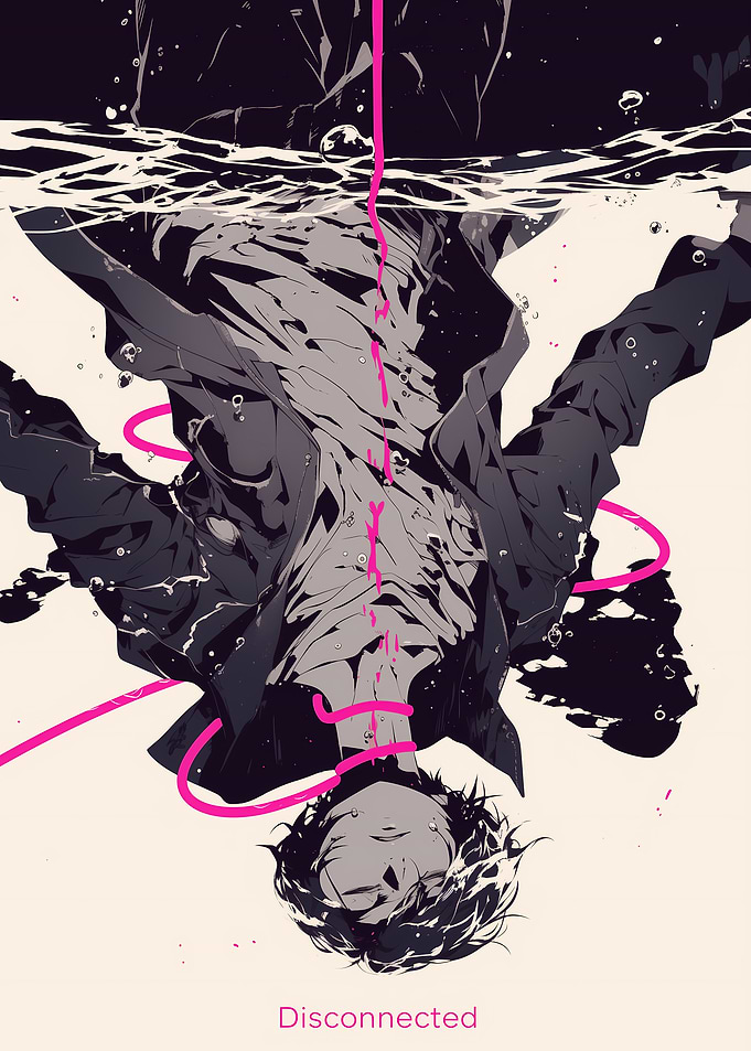 Anime Male Underwater