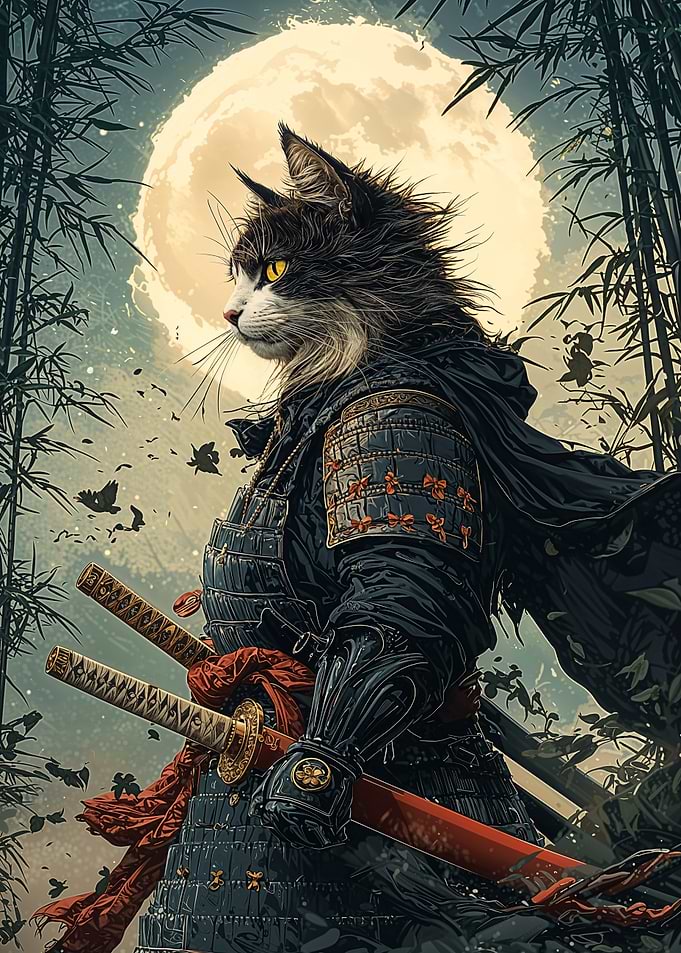 Samurai Cat