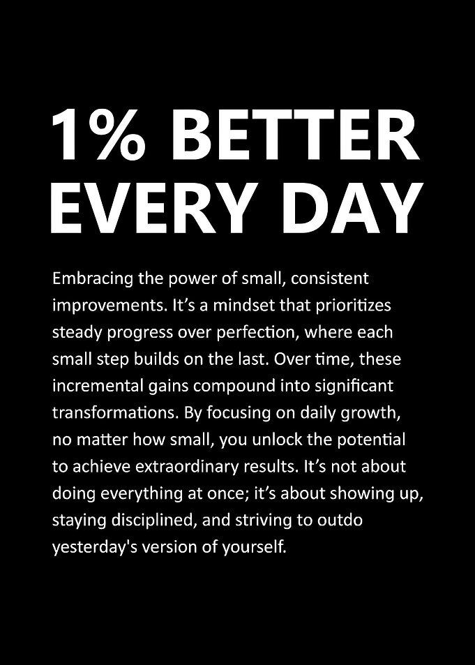 1% Better Every Day