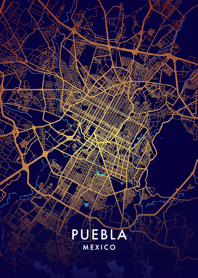 Puebla City Map