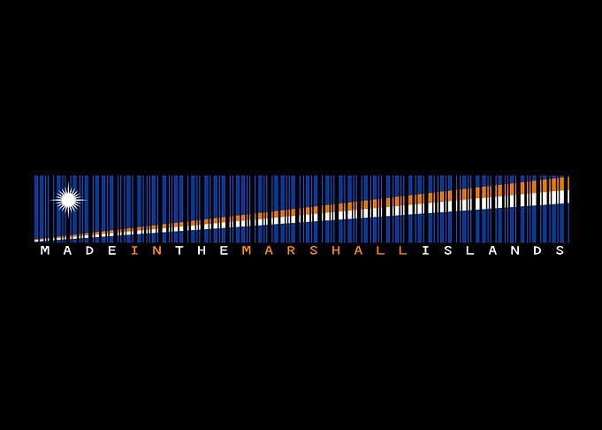 Marshall Islands Barcode Flag