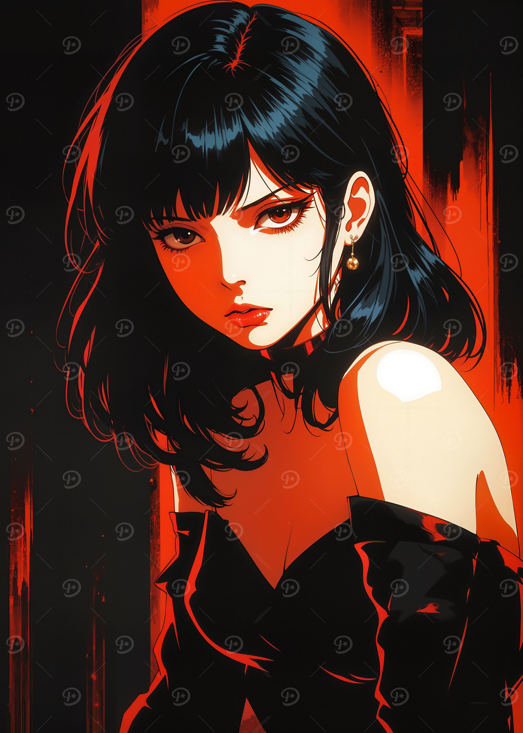 Anime Girl Portrait