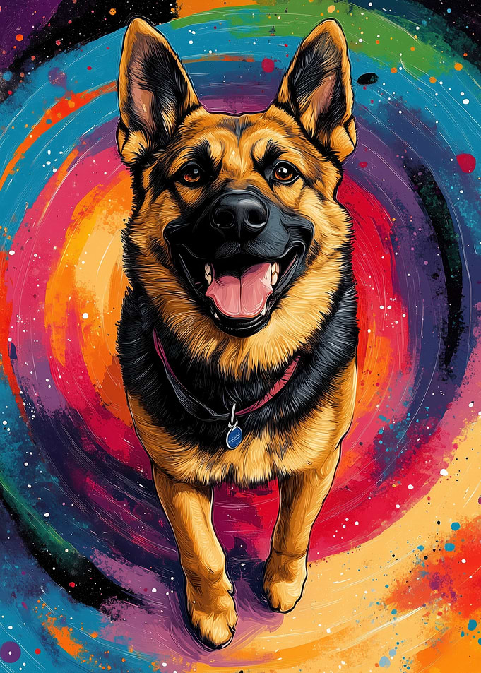 German Shepherd Galaxy