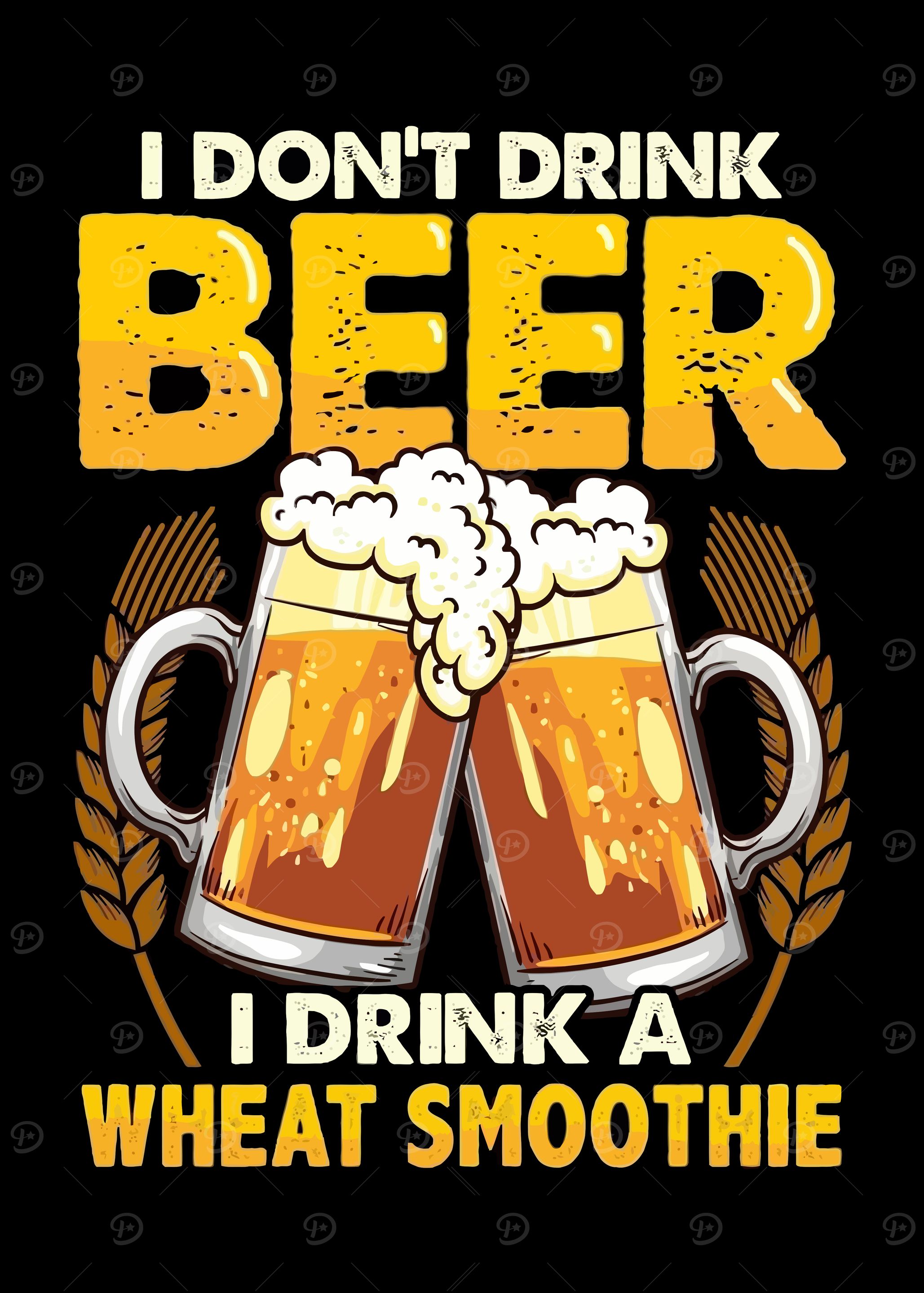 Wheat Smoothie Beer Design