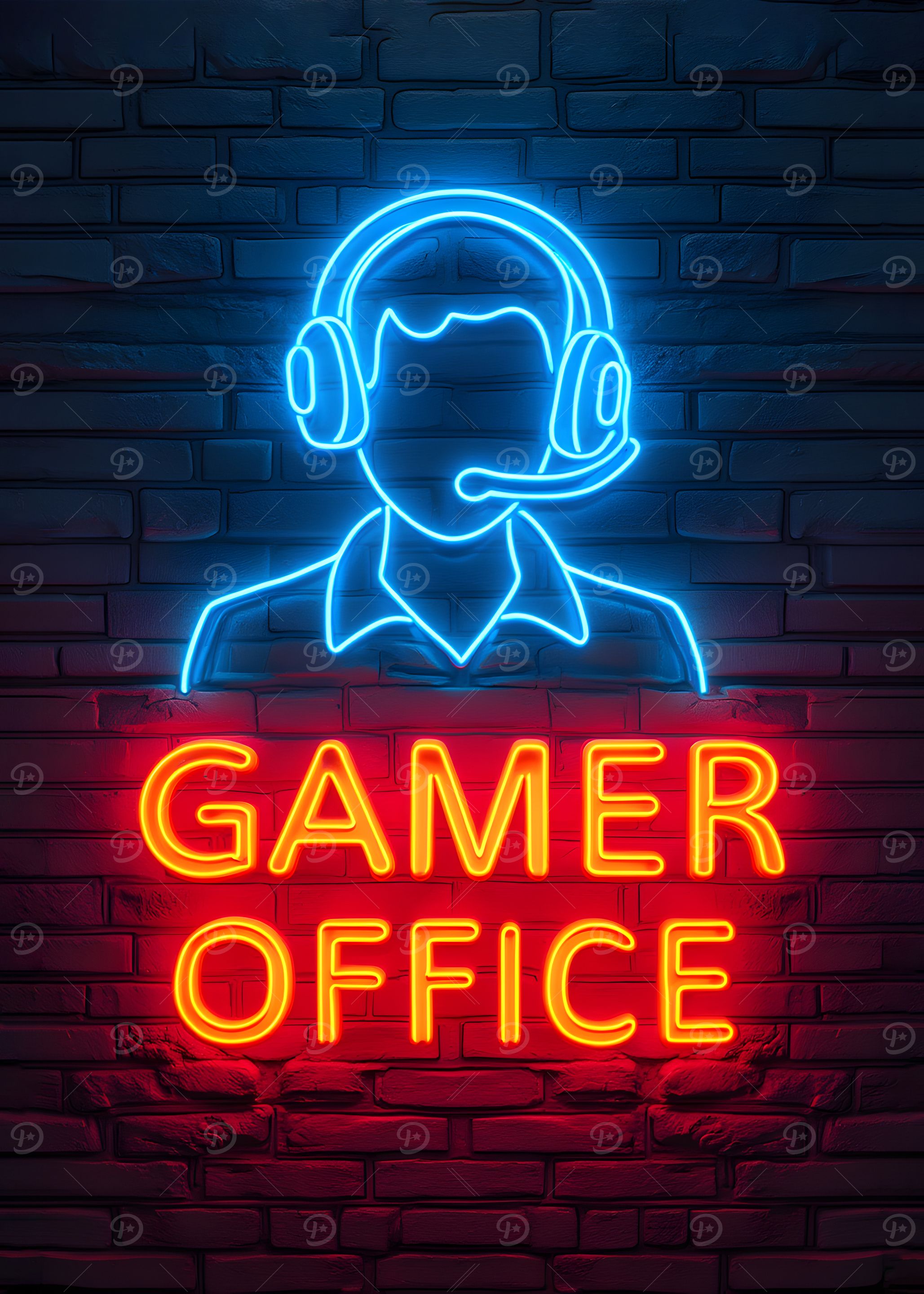 Gamer Office Neon Sign