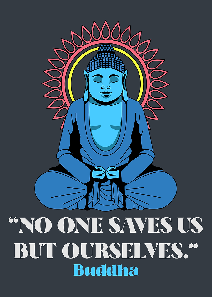 Buddha Quote Illustration