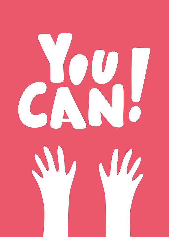 You Can! Motivational Poster