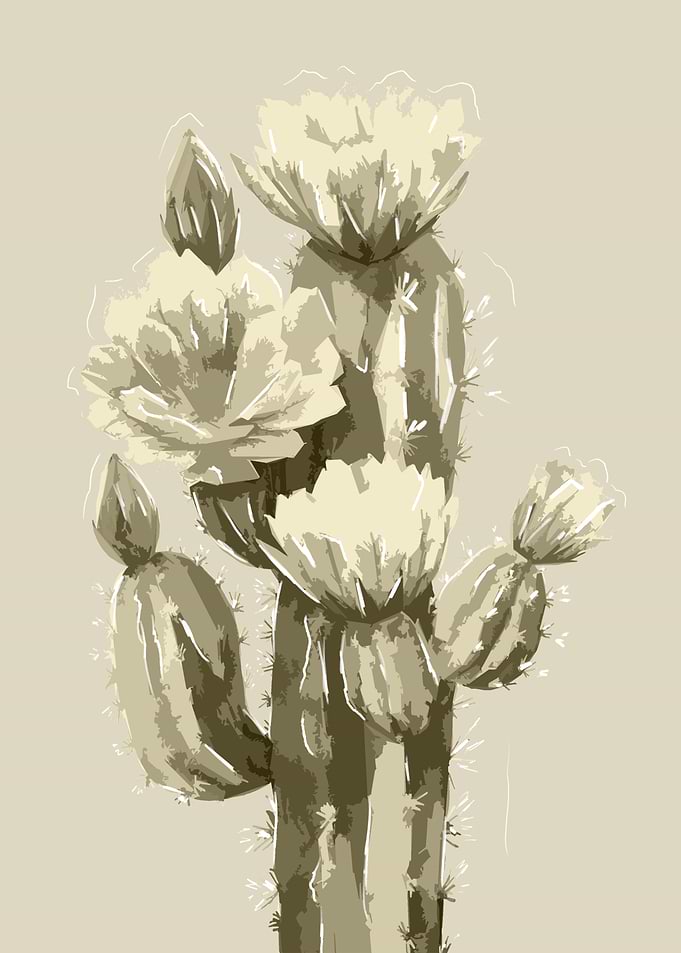Beige Bloom