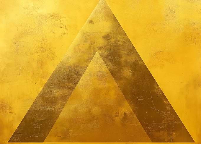 Golden Triangle Abstract