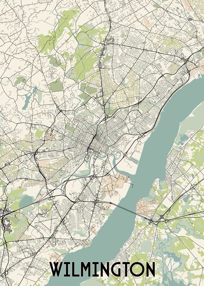 Wilmington City Map