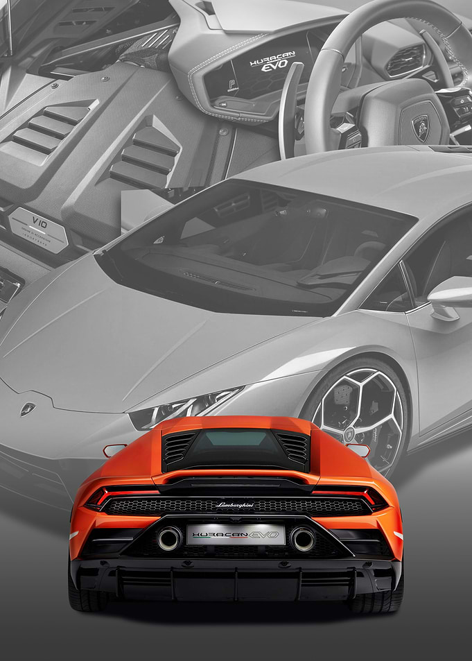 Lamborghini Huracan Evo Rear View