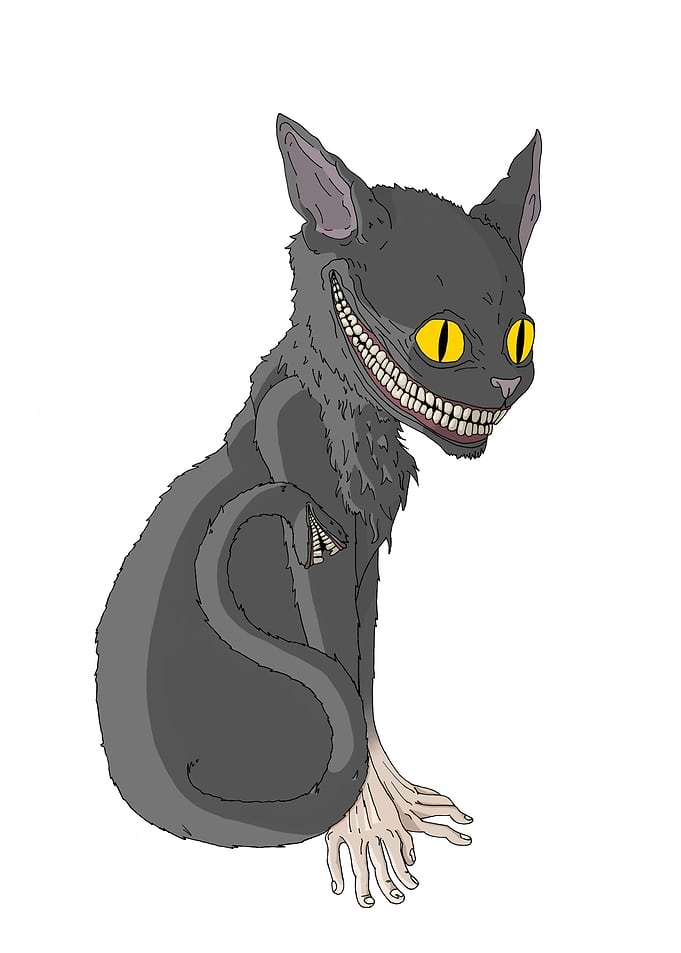 creepy cat
