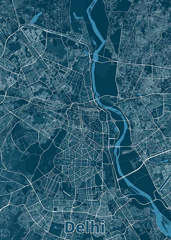 Delhi City Map