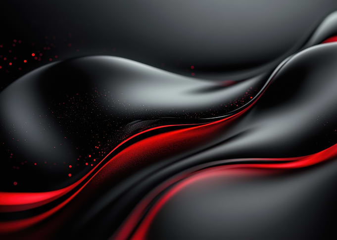 Abstract Red and Black Waves