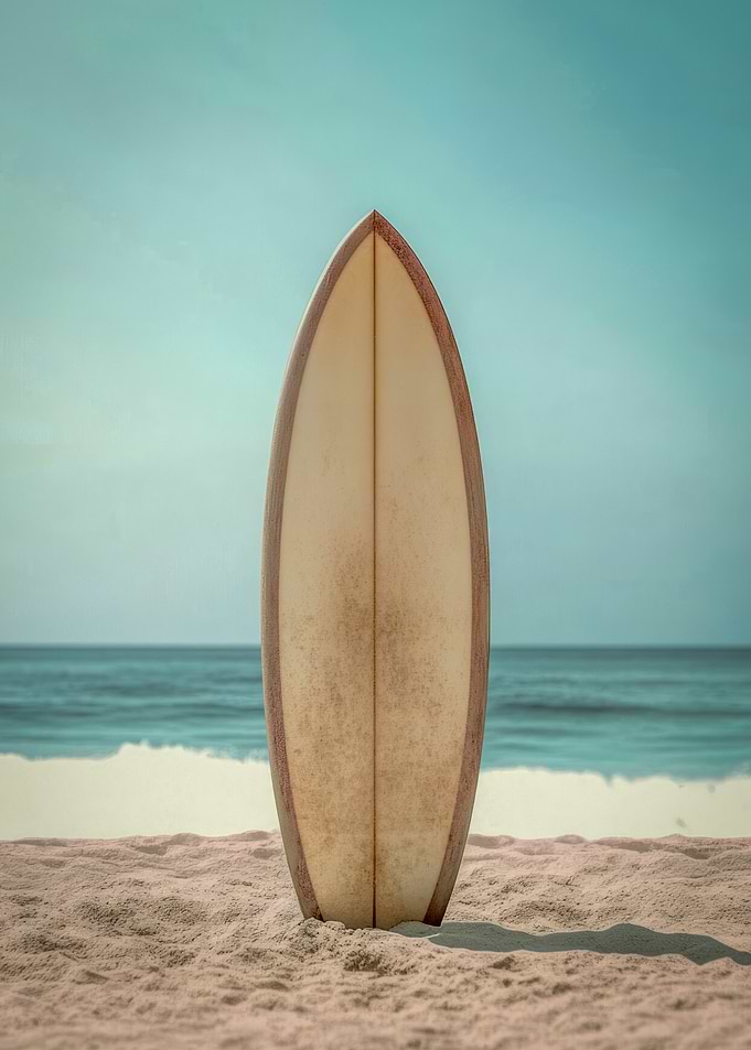 Surfboard on Beach