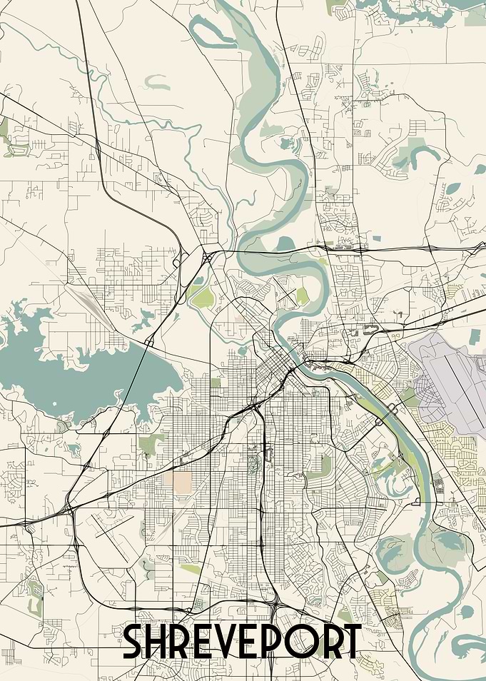 Shreveport City Map