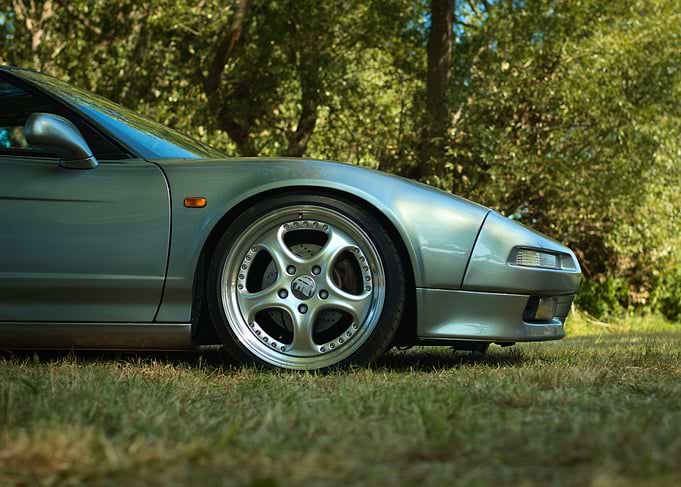Silver Honda NSX