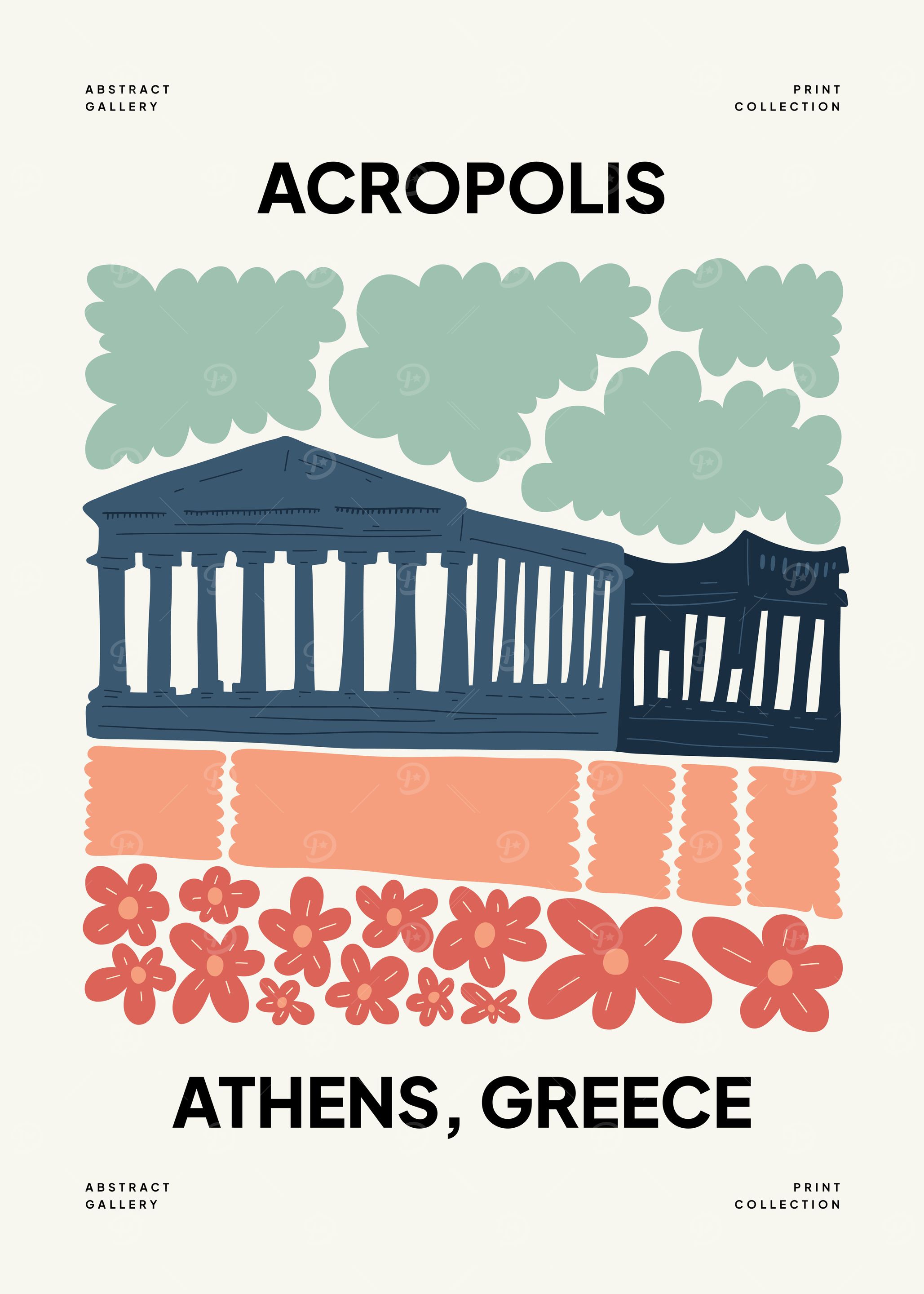 Acropolis Athens Print