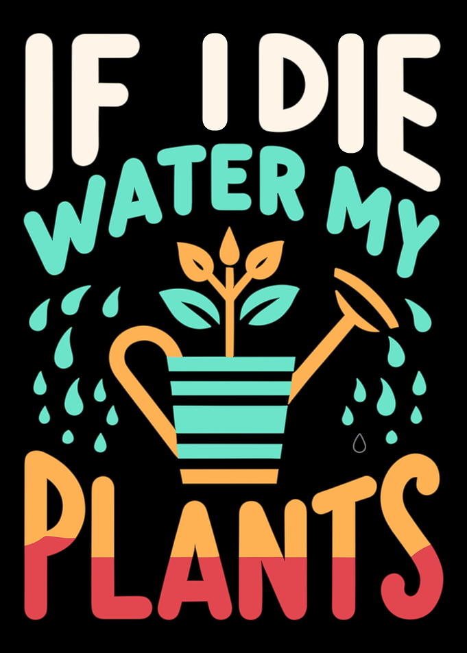 If I Die Water My Plants