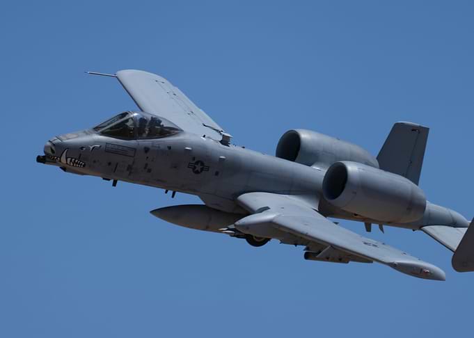 A-10 Warthog in Flight