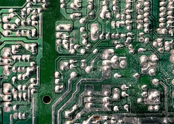 Circuit board back pattern det