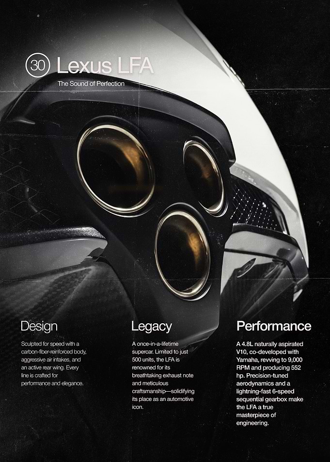 Lexus LFA Exhaust