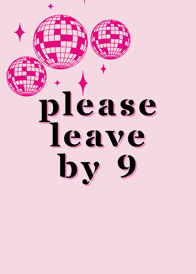 Disco Party Reminder