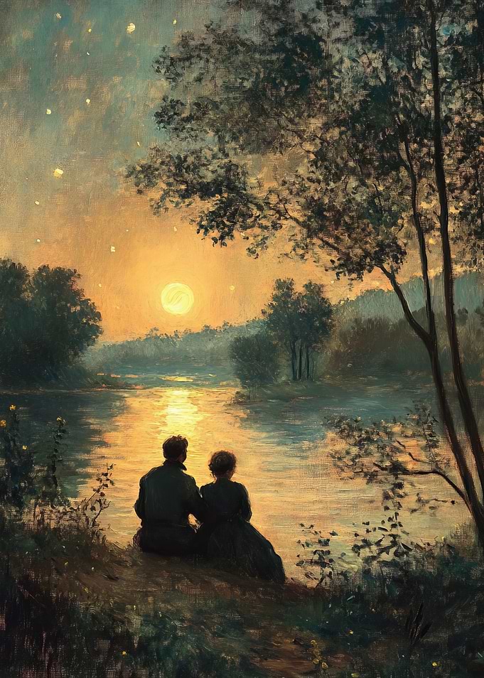 Sunset Romance by the River