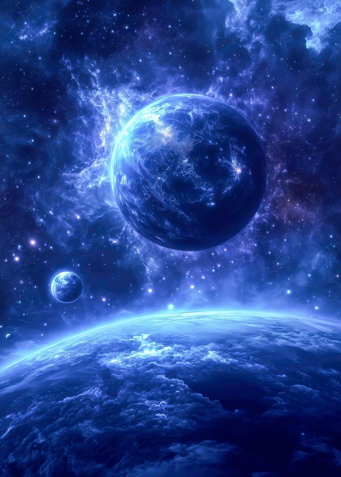 Cosmic Serenity: The Blue Universe