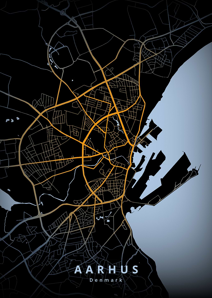 Aarhus City Map