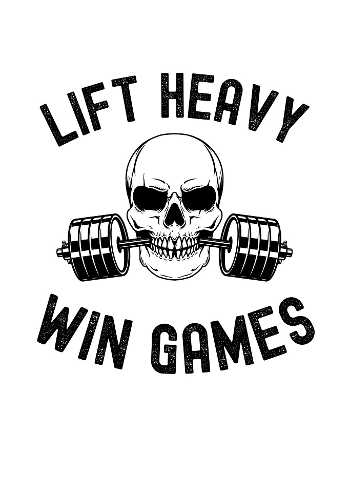 Skull Lifting Weights