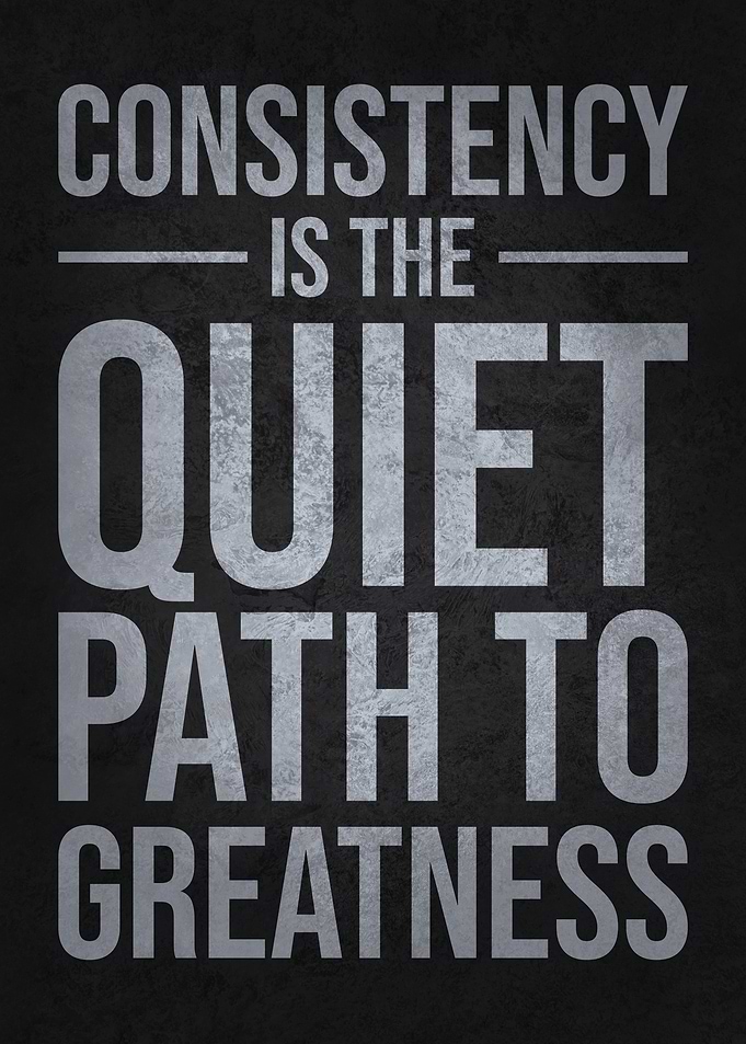 Consistency Is Path To Success - Motivation