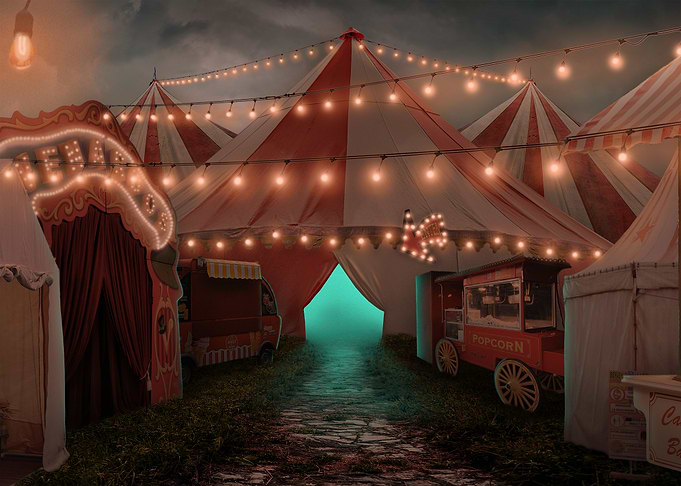 Eerie Circus Entrance
