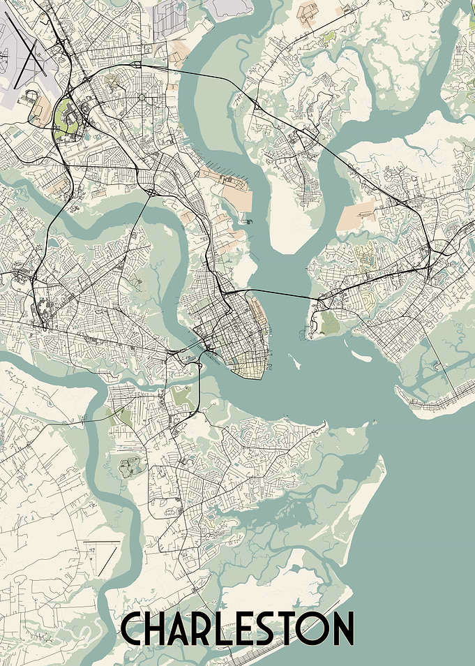 Charleston City Map