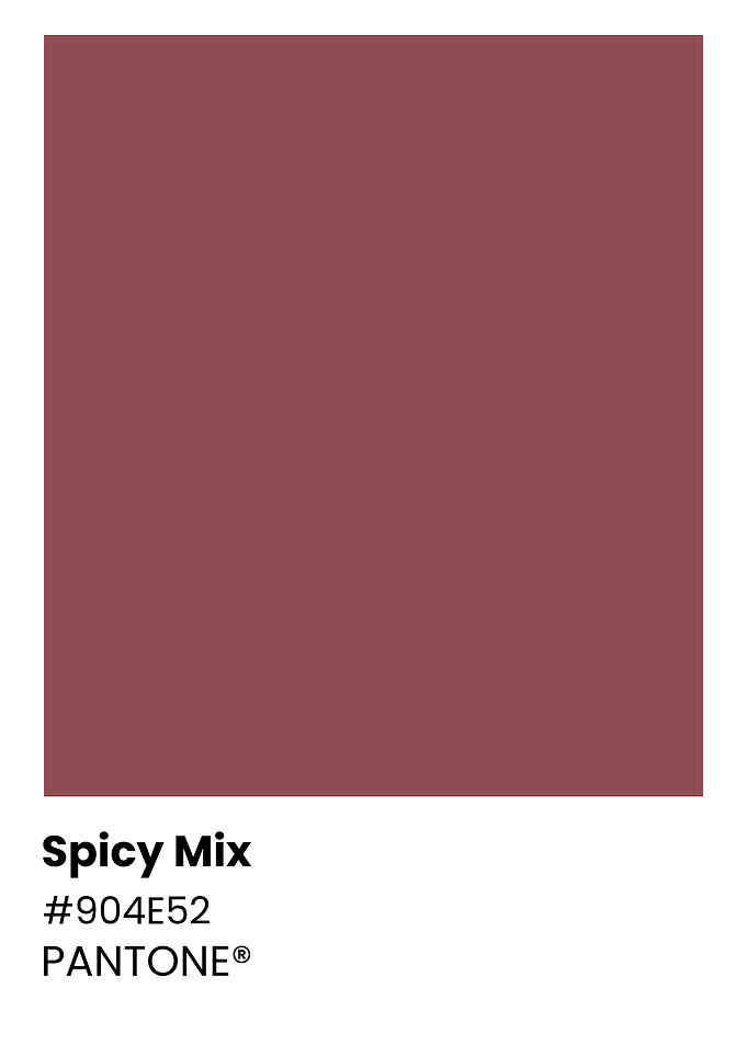 Pantone Spicy Mix Color