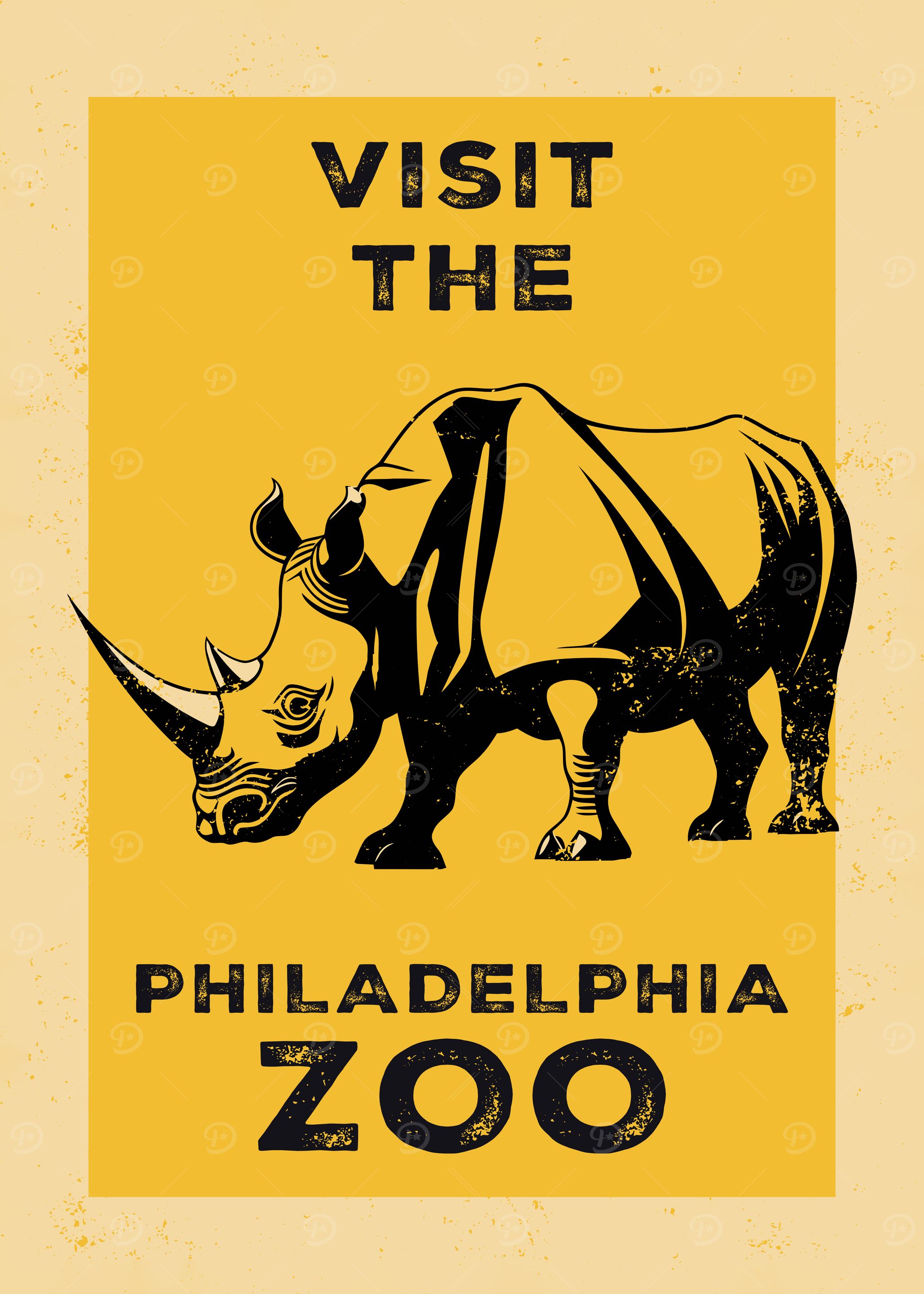 Philadelphia Zoo Poster