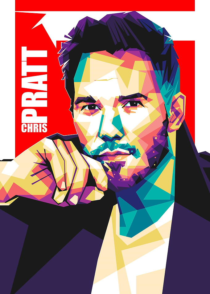 Pop art Chris Pratt